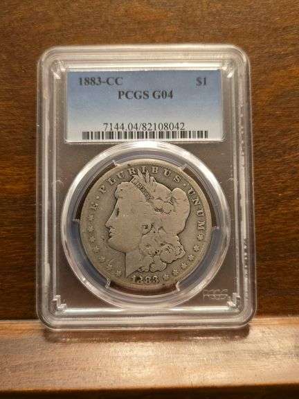 1883CC MORGAN DOLLAR PCGS G04