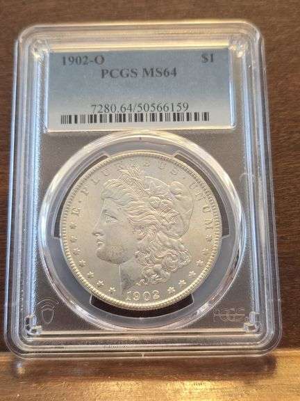 1902O MORGAN DOLLAR PCGS MS64