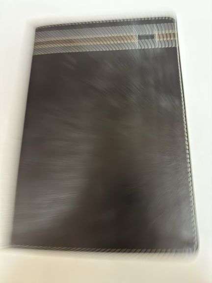 NASB Thin Line Bible Large Print Black Leather Soft