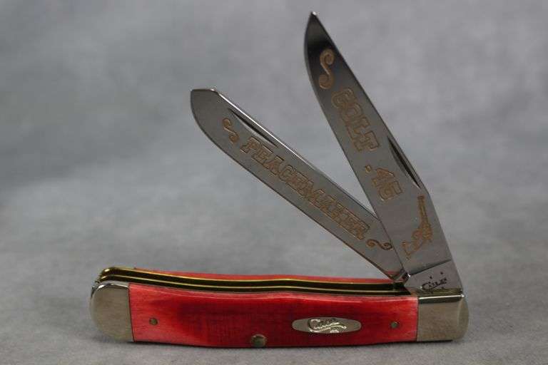 2015 CASE TRAPPER SMOOTH RED BARNBOARD JIG COLT .45 6254