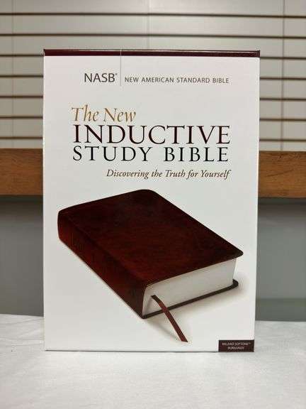 NASB The New Inductive Study Bible Burgundy Milano Softone
