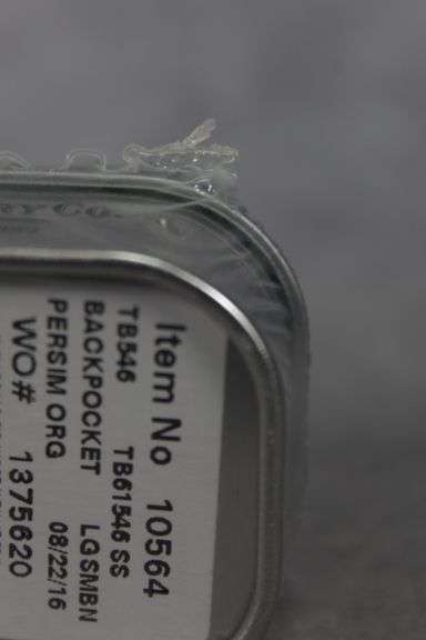 2016 CASE BACKPOCKET PERSIMMON ORANGE HALLOWEEN TB61546 NEW IN TIN