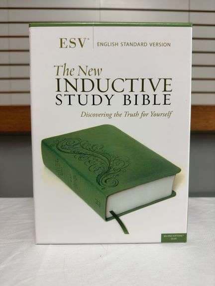 ESV Inductive Study Bible Olive Softone