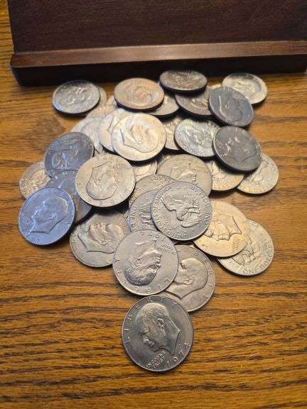 LOT OF 50 IKE DOLLARS