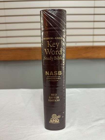 Hebrew-Greek Key Word NASB Study Bible Burgundy Bonded Leather