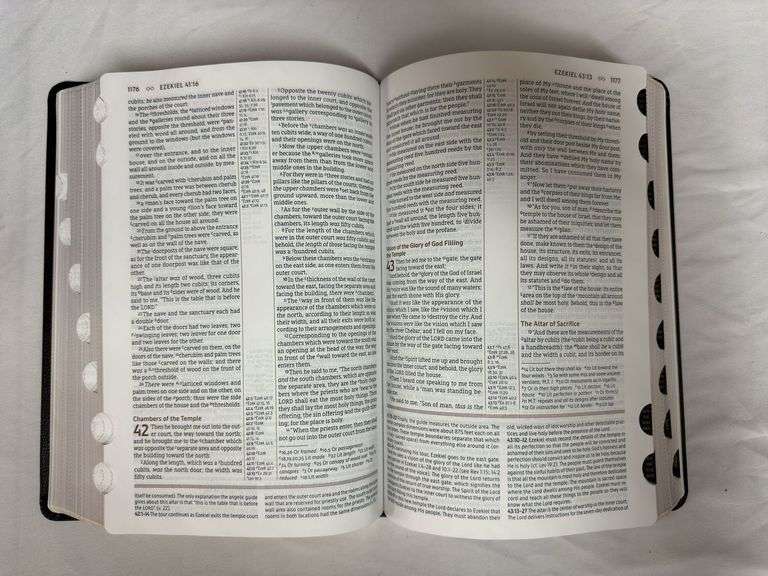 NASB Grace and Truth Study Bible Large Print Black Bonded Leather