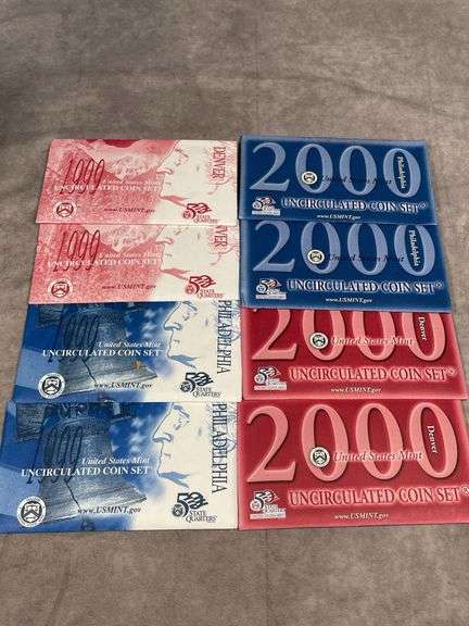 (4) Mint Sets (2) 1999 and (2) 2000