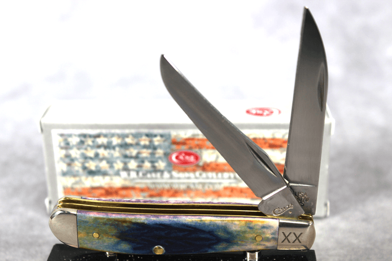 2019 CASE MINI TRAPPER BURNT PURPLE BONE TRIBAL JIG 6207W