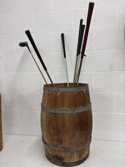 Vintage Barrel & Vintage Golf clubs