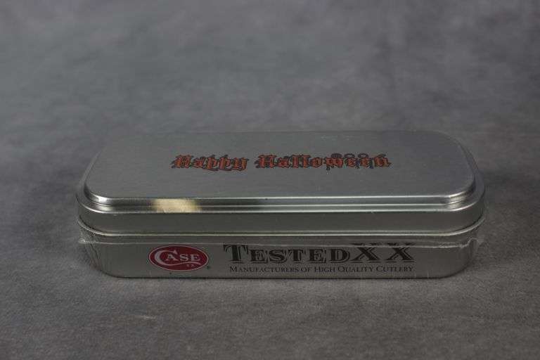 2011 CASE MOOSE PERSIMMON ORANGE HALLOWEEN NEW IN TIN 6275