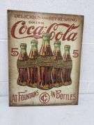 Coke Tin Sign 16”x12.5”