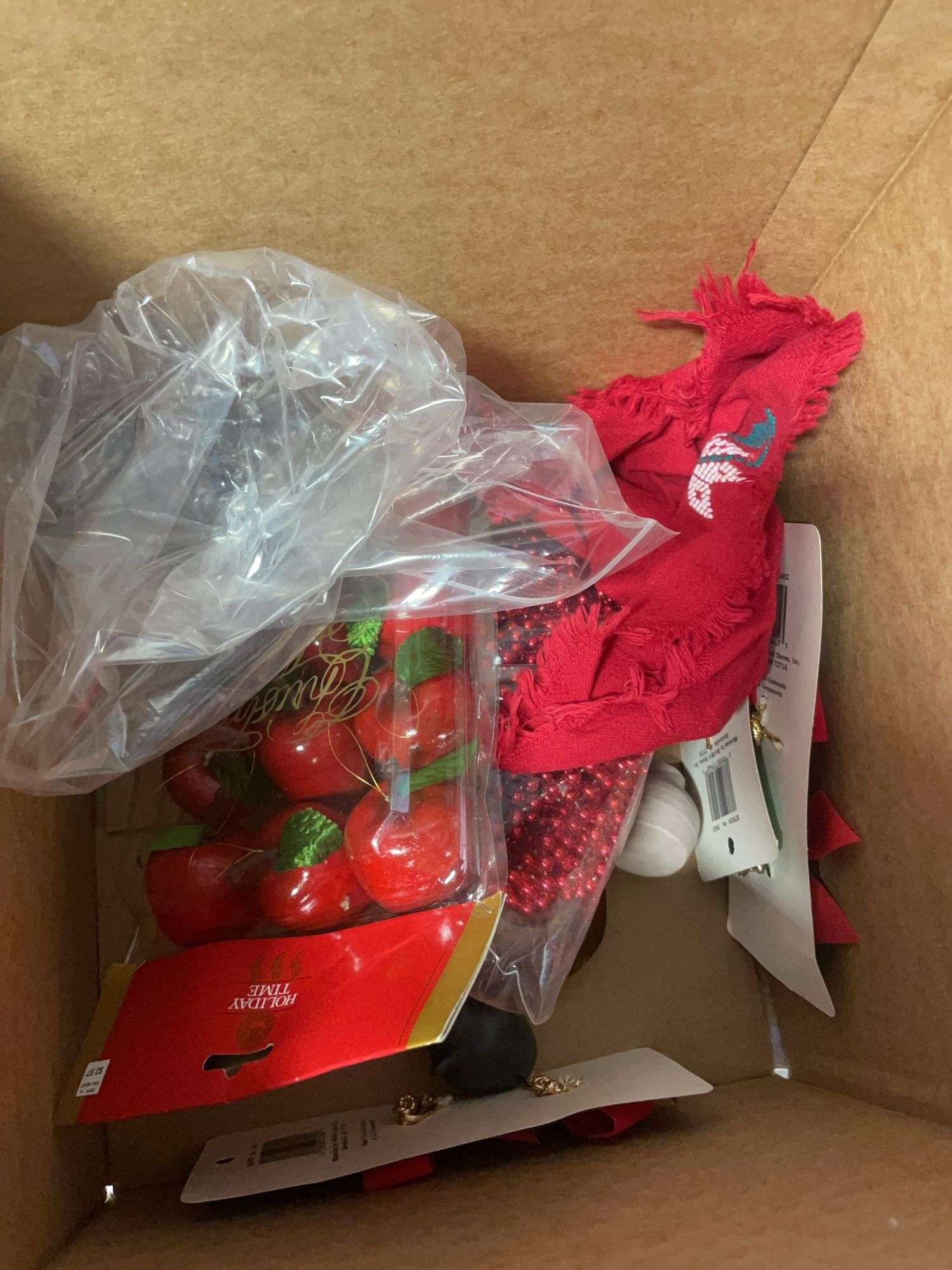 (2) boxes of Christmas items