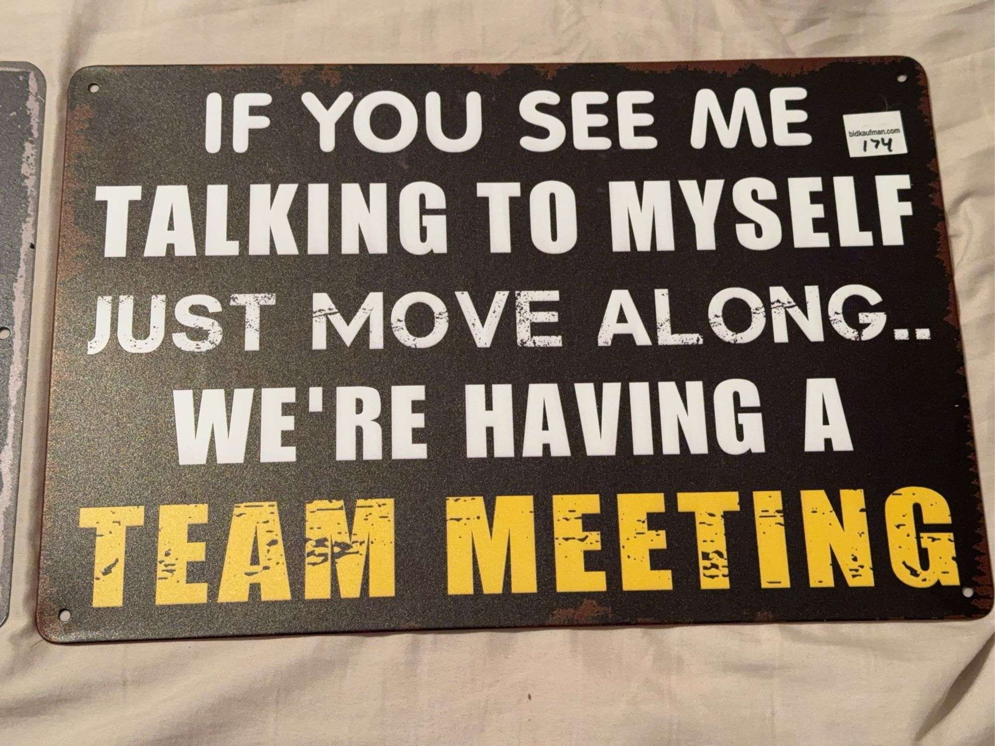 (2) Funny Wall Decor Signs