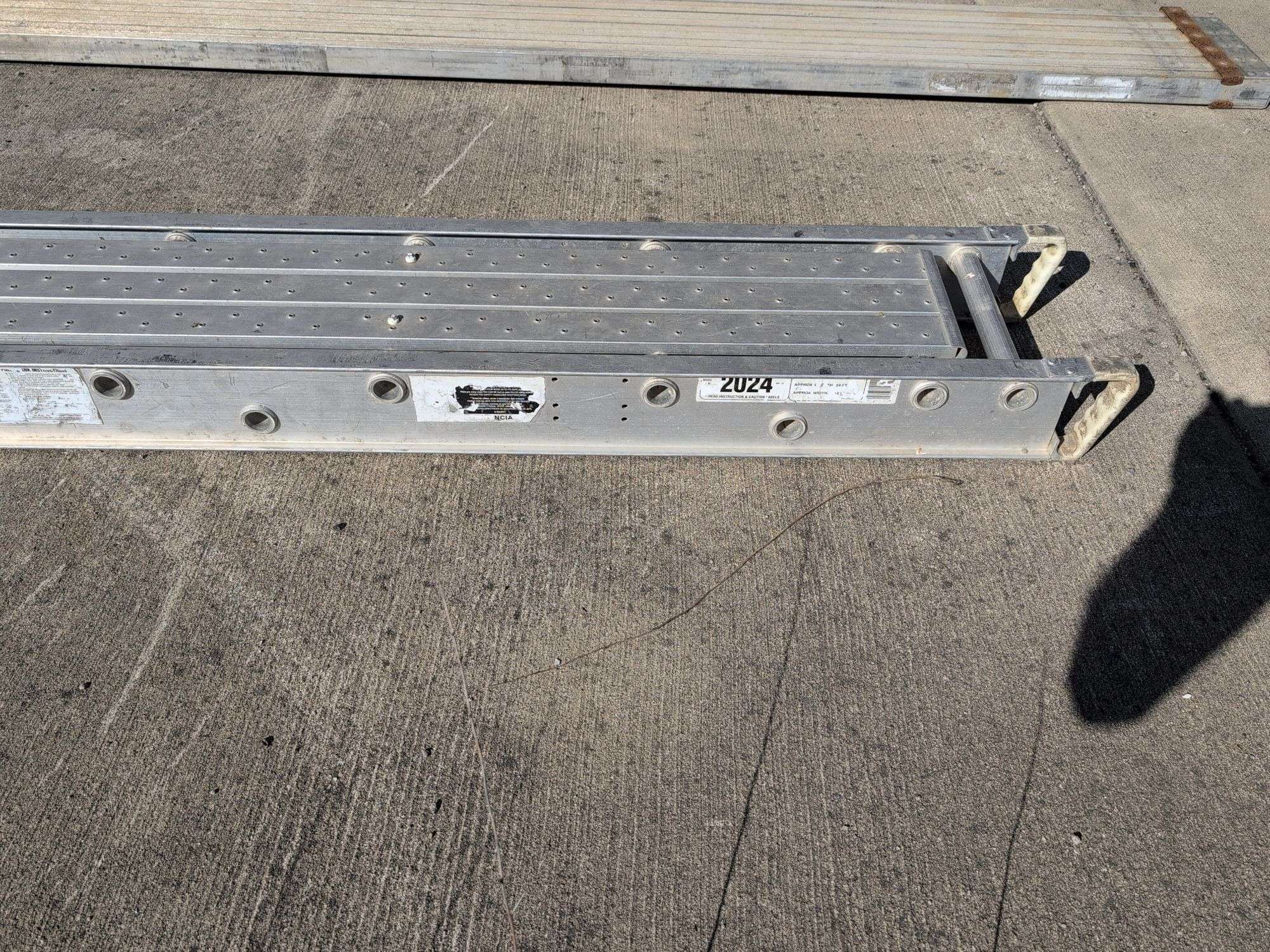 24' Werner industrial ladder