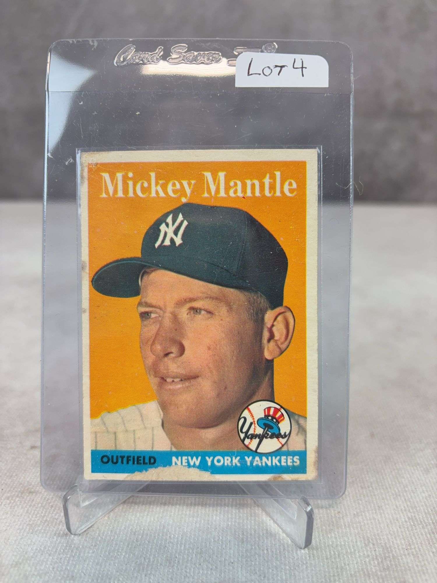 Mickey Mantle - 1958  #150 - Small Paper Loss on Front - Presents Well