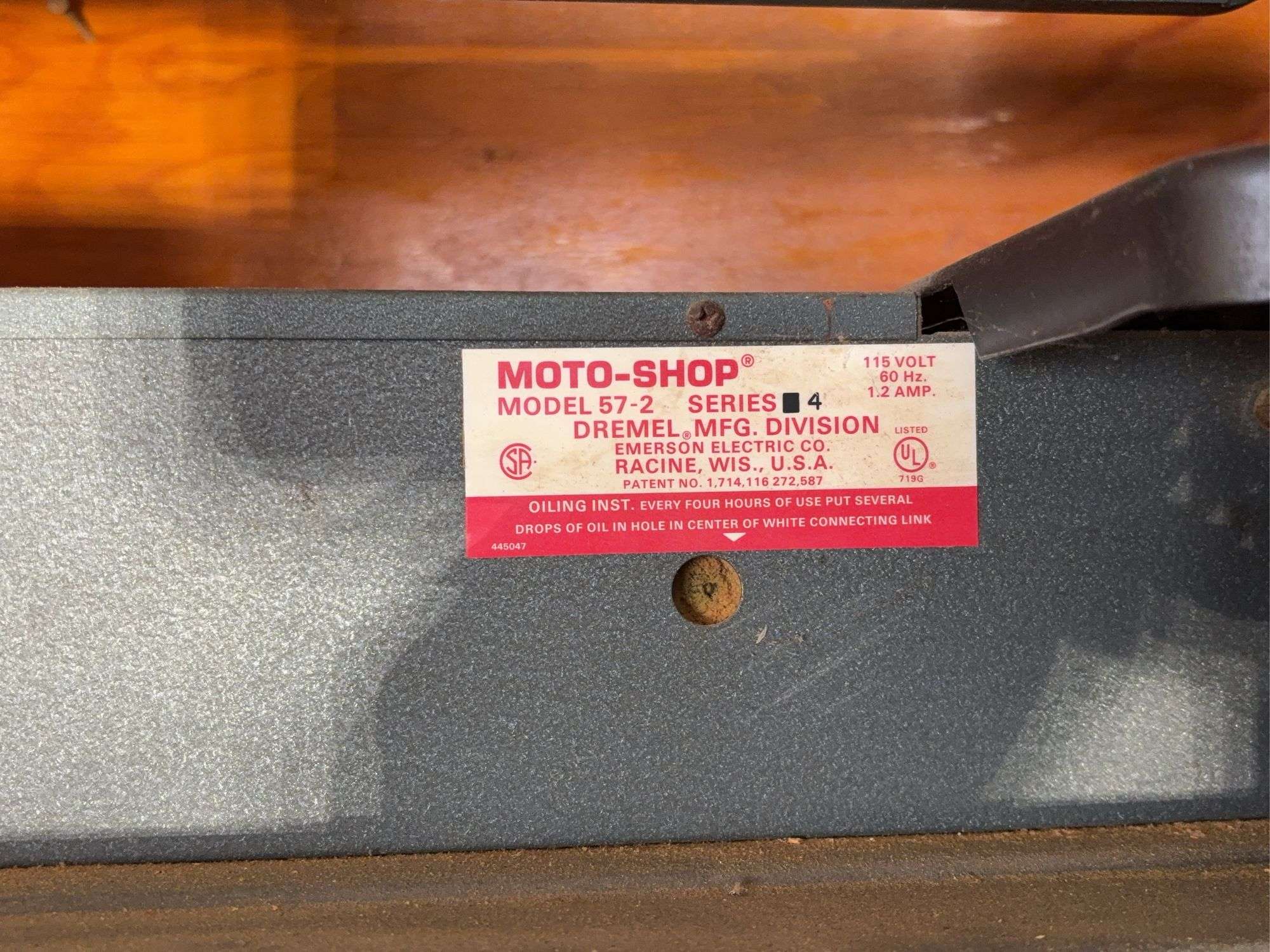 Moto shop Model 57-2 Dremel