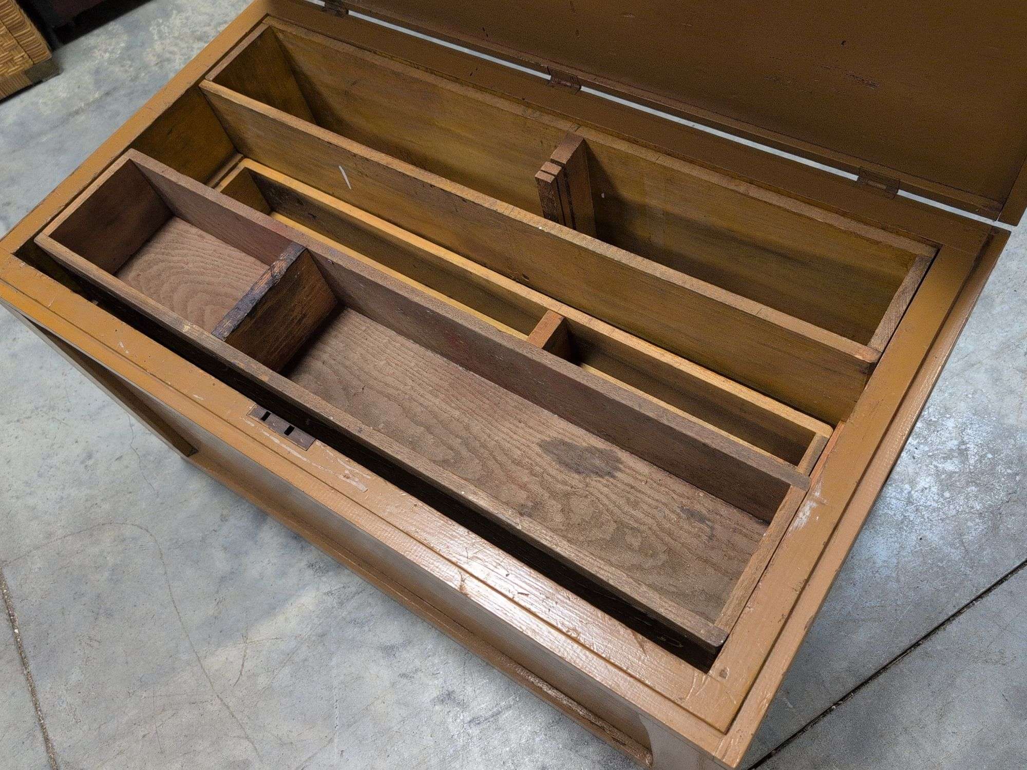 Wooden storage chest