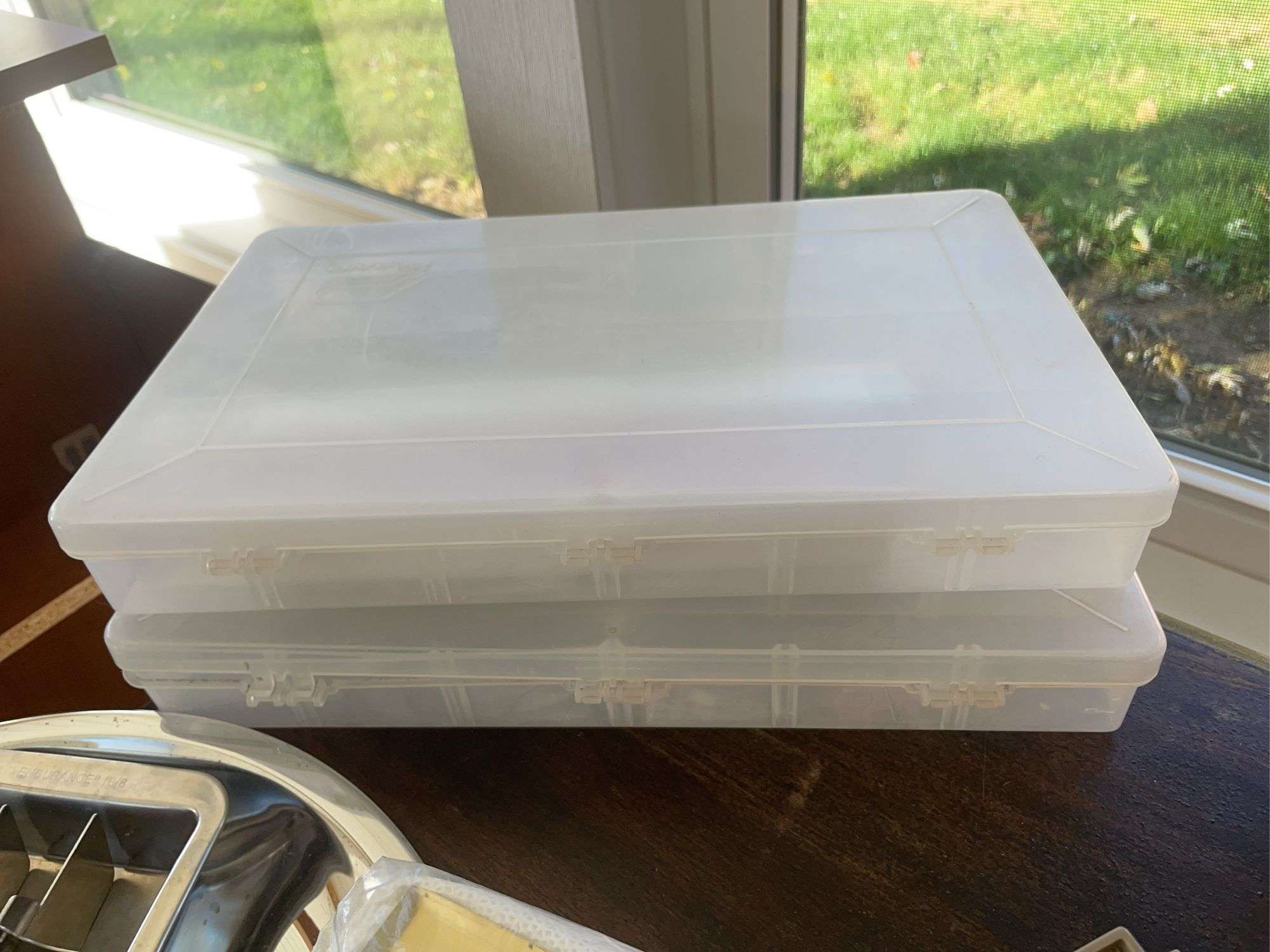 View master, beanie babies, tray & sewing organizers