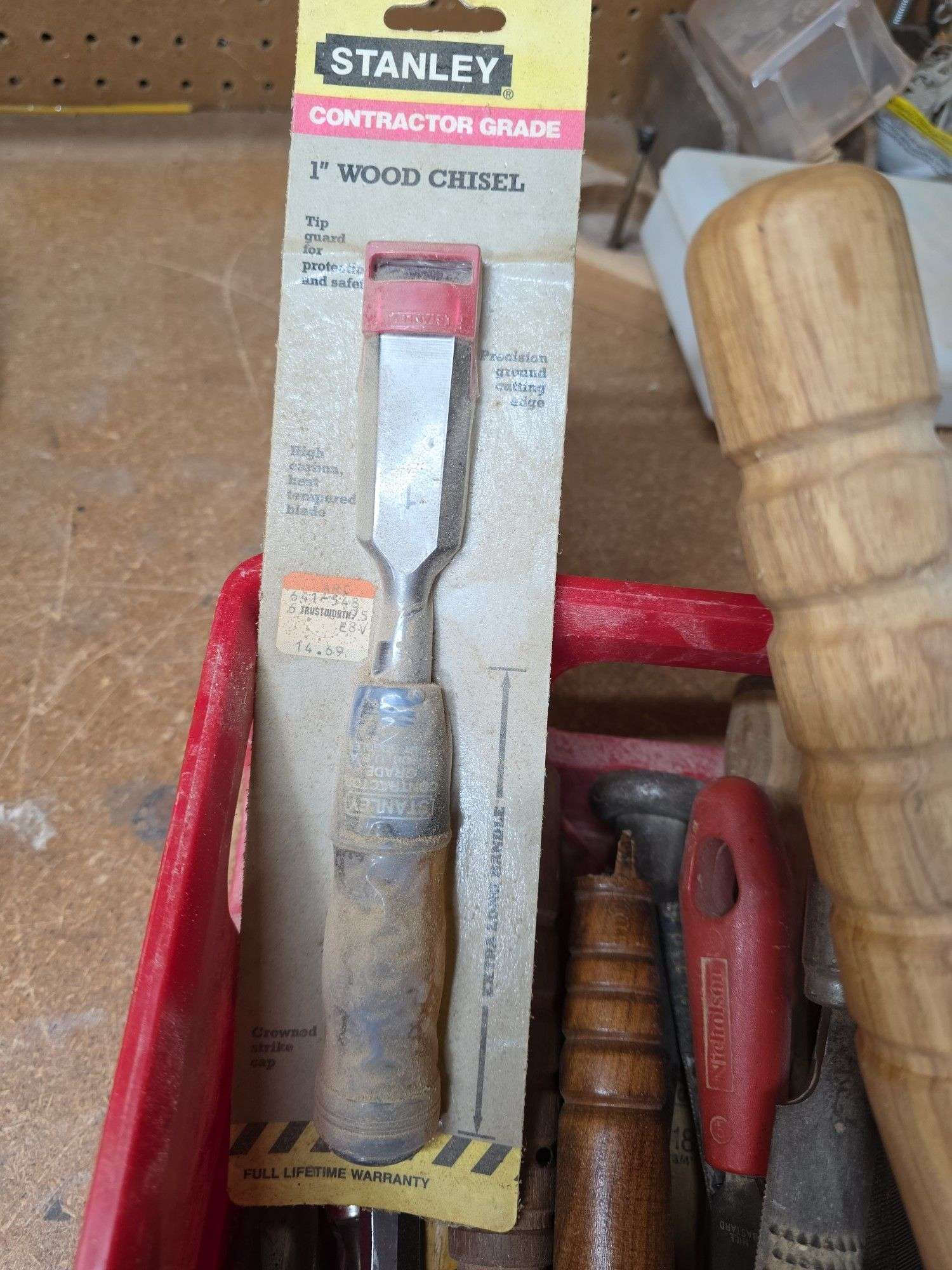 Assortment of chisels