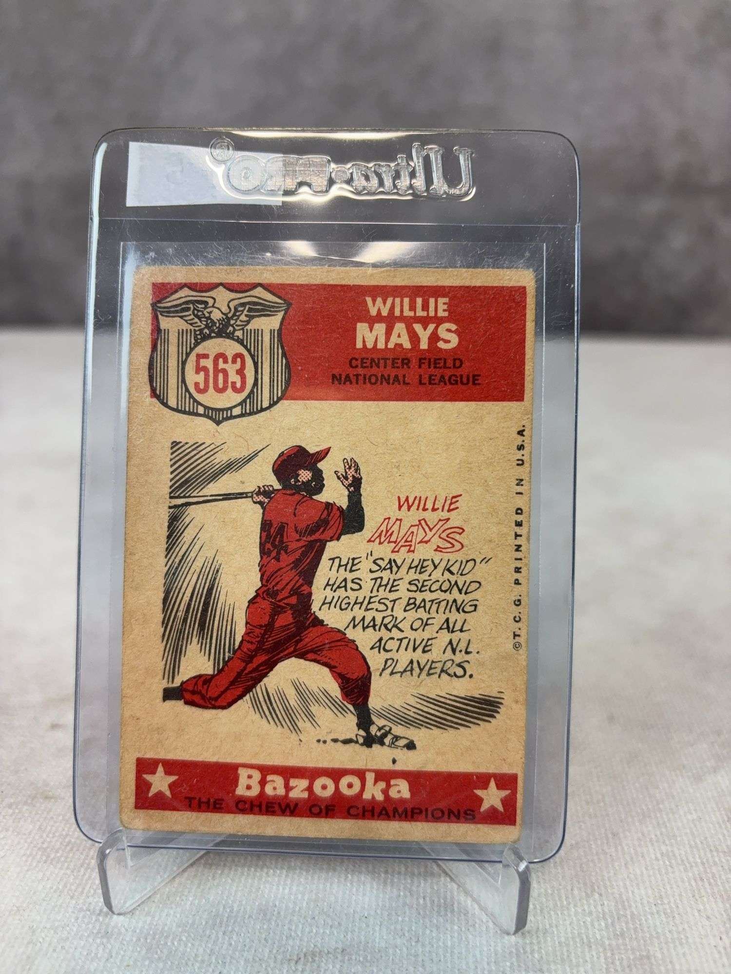 Willie Mays AS - 1959 Topps Hi-Number #563 - Nice Card - EX+