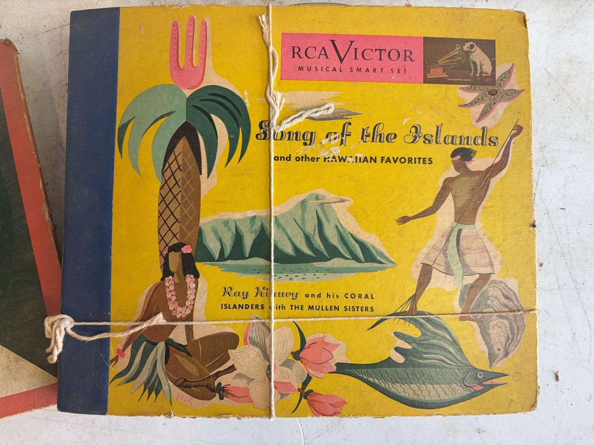 (2) boxes of Victrola records - see photos