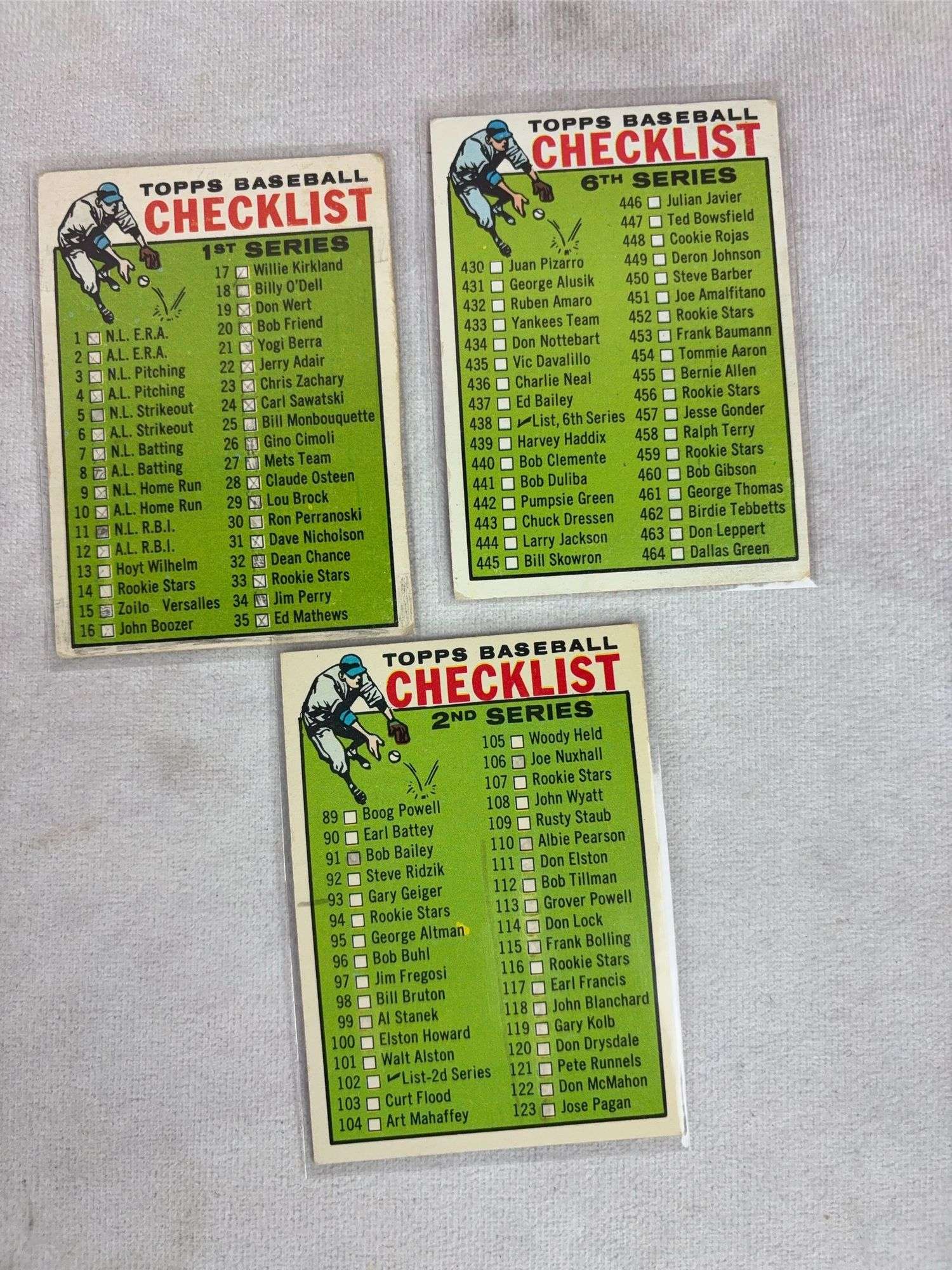 1961-64 Topps Lower to Mid Grade Starter Sets - Over 200 Cards