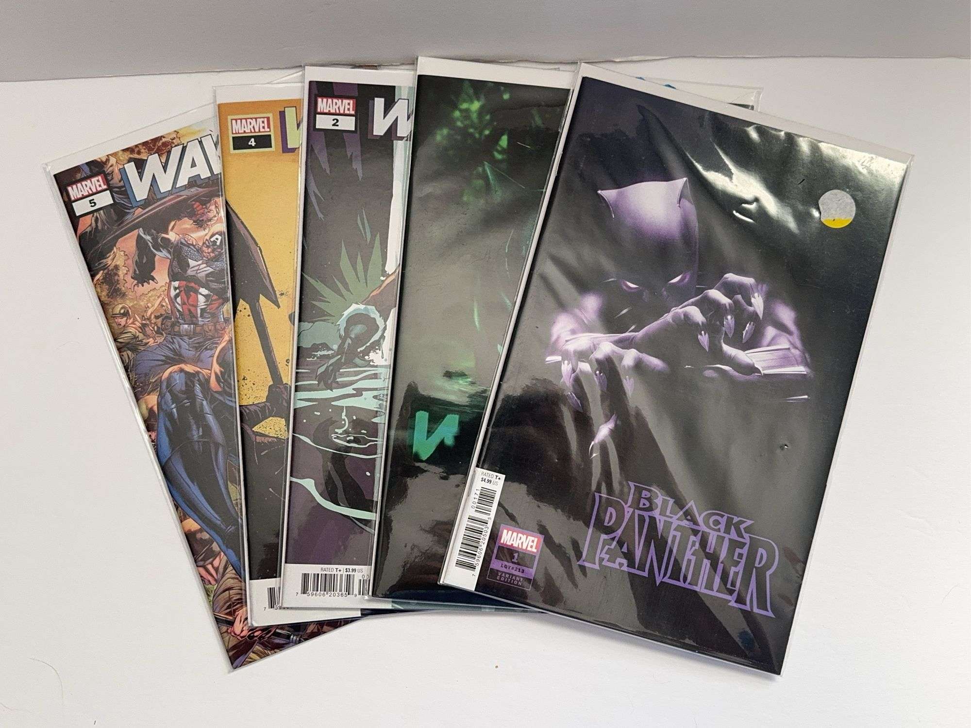 Marvel Black Panther and Wakanda Comics (5 Total)