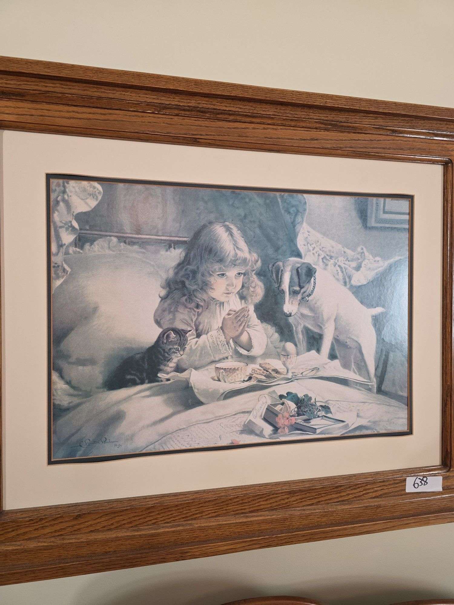 Oak Framed wall hanging