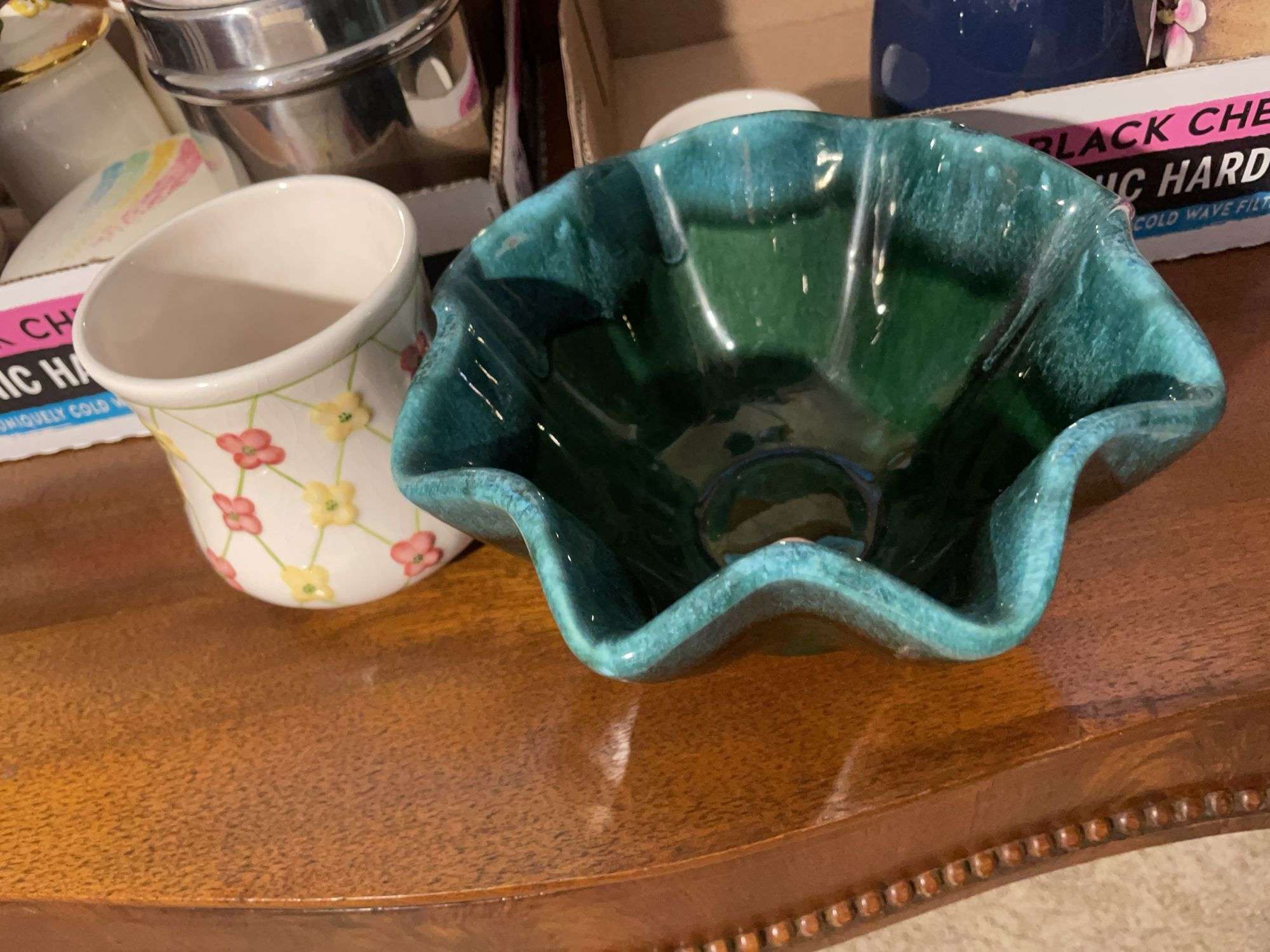 Assortment of decorative dishes