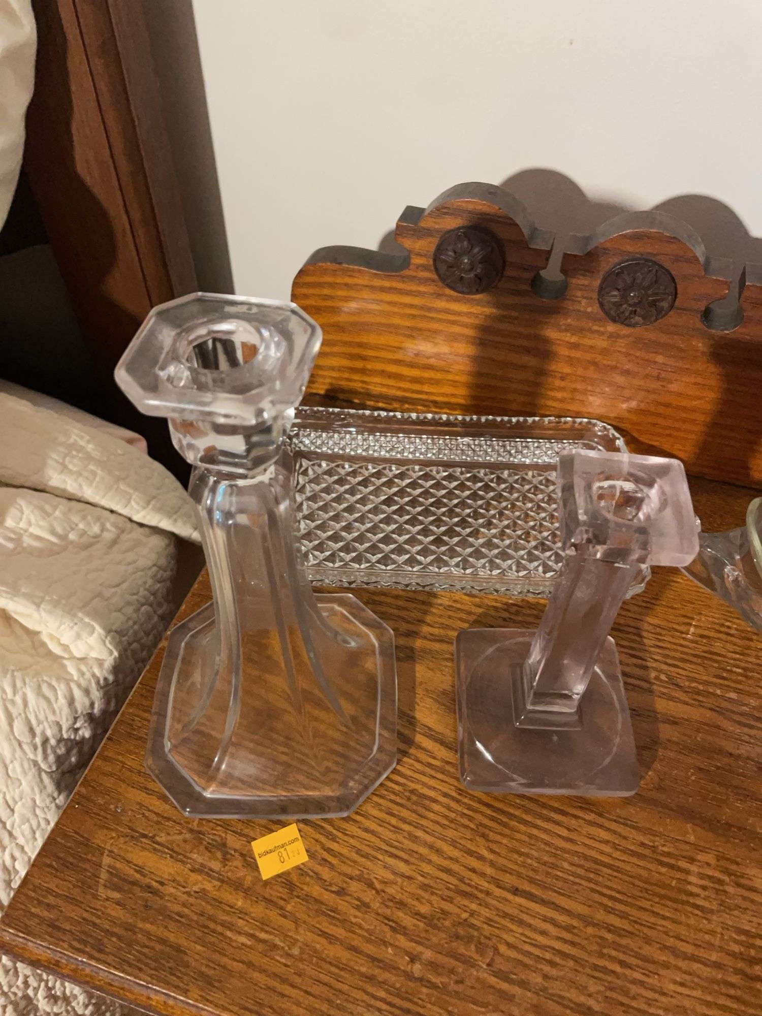 Miscellaneous crystal glassware
