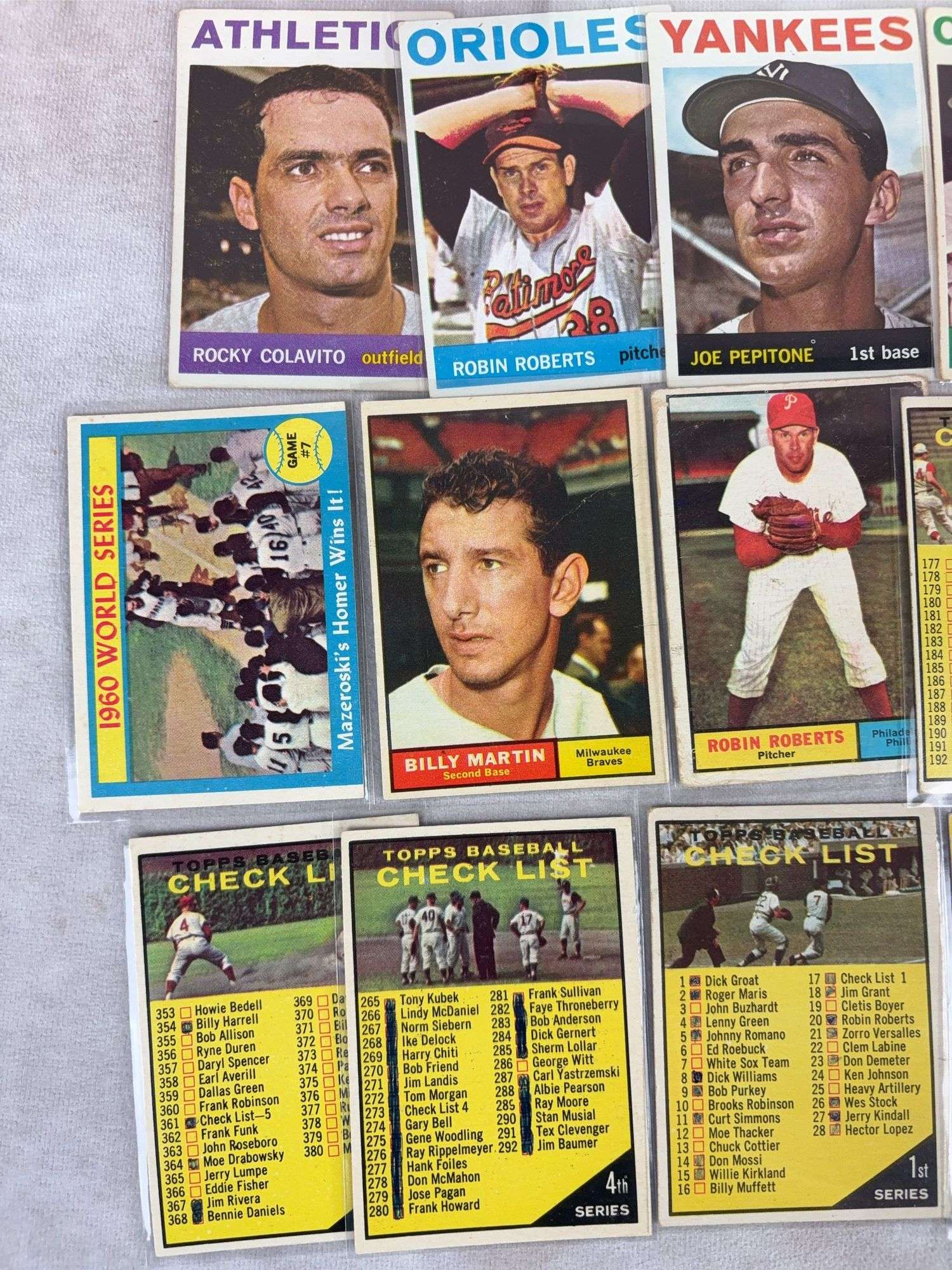1961-64 Topps Lower to Mid Grade Starter Sets - Over 200 Cards