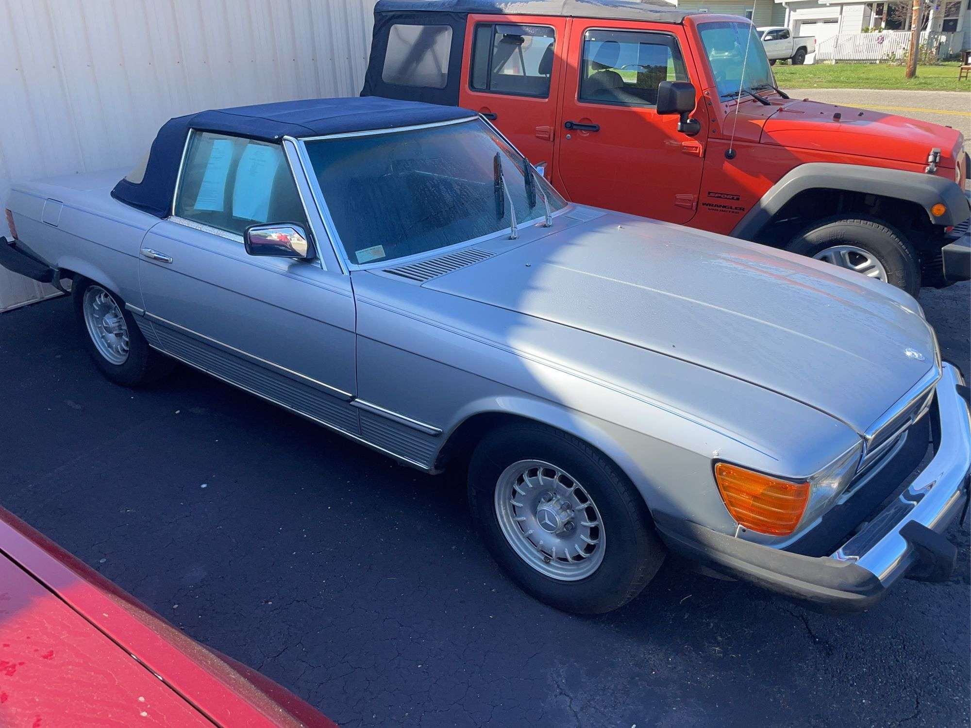 1980 Silver 2D 450SL Mercedes Benz