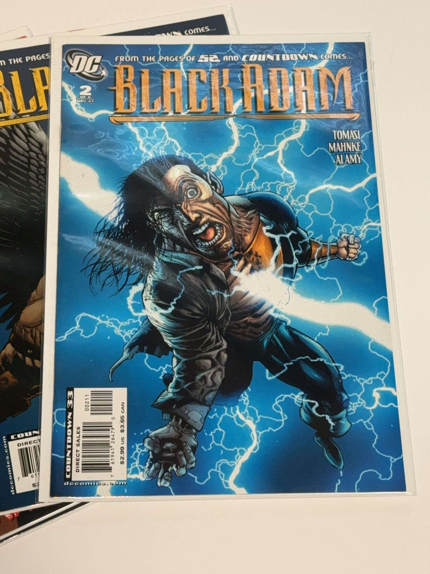 (5) 2007-08 Black Adam Comics (#’s 2-6)
