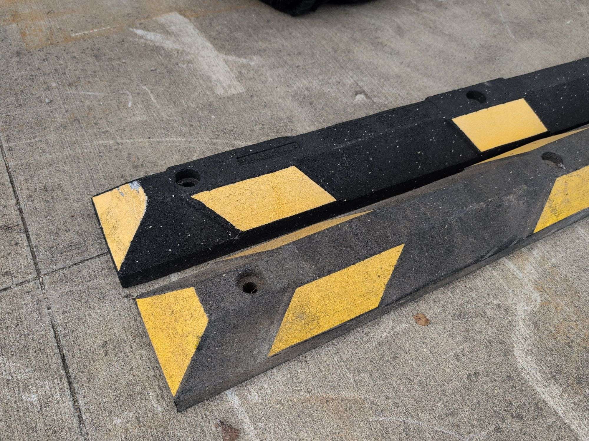(2) parking blocks