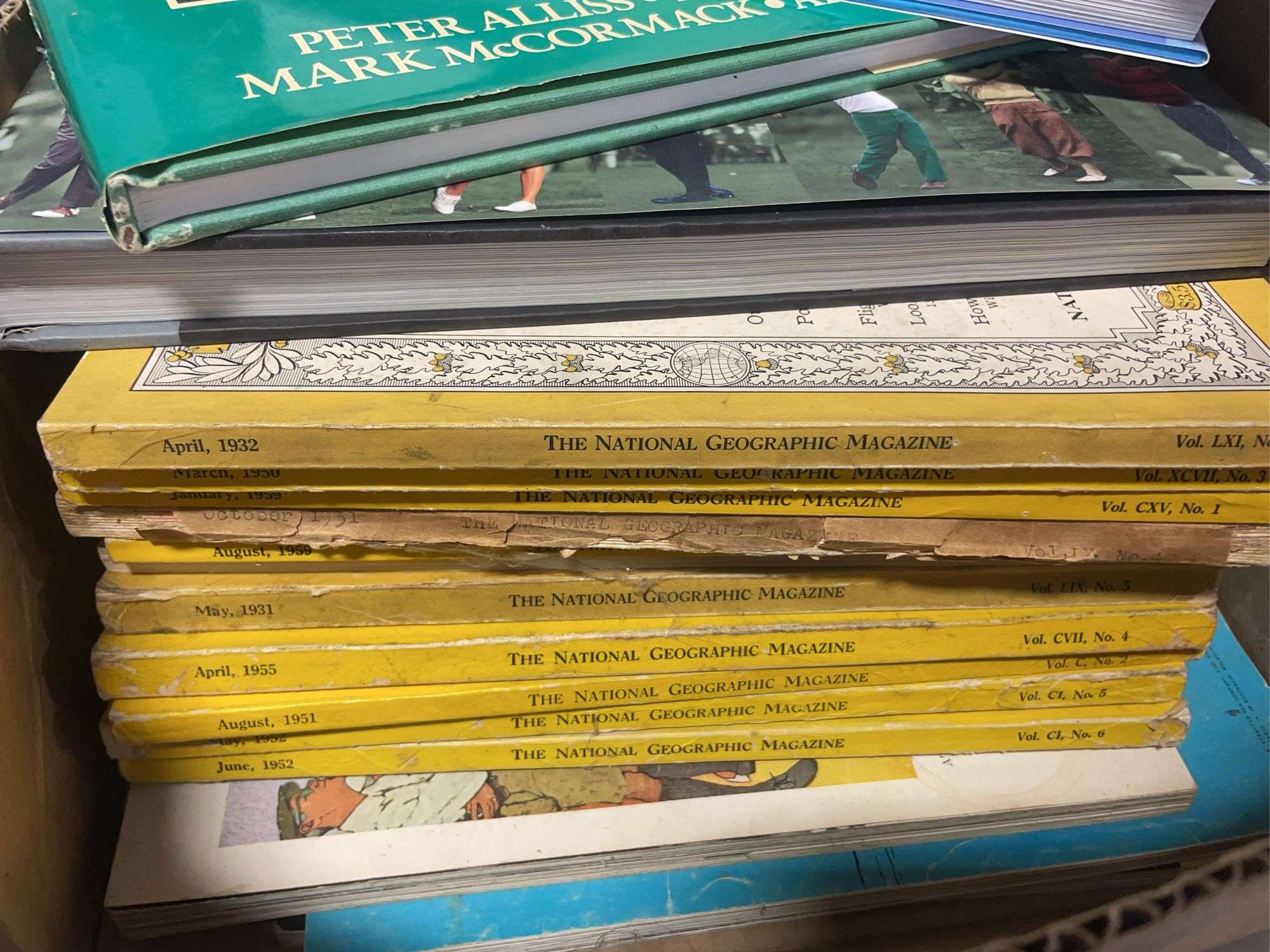 Vintage magazines, books, and more