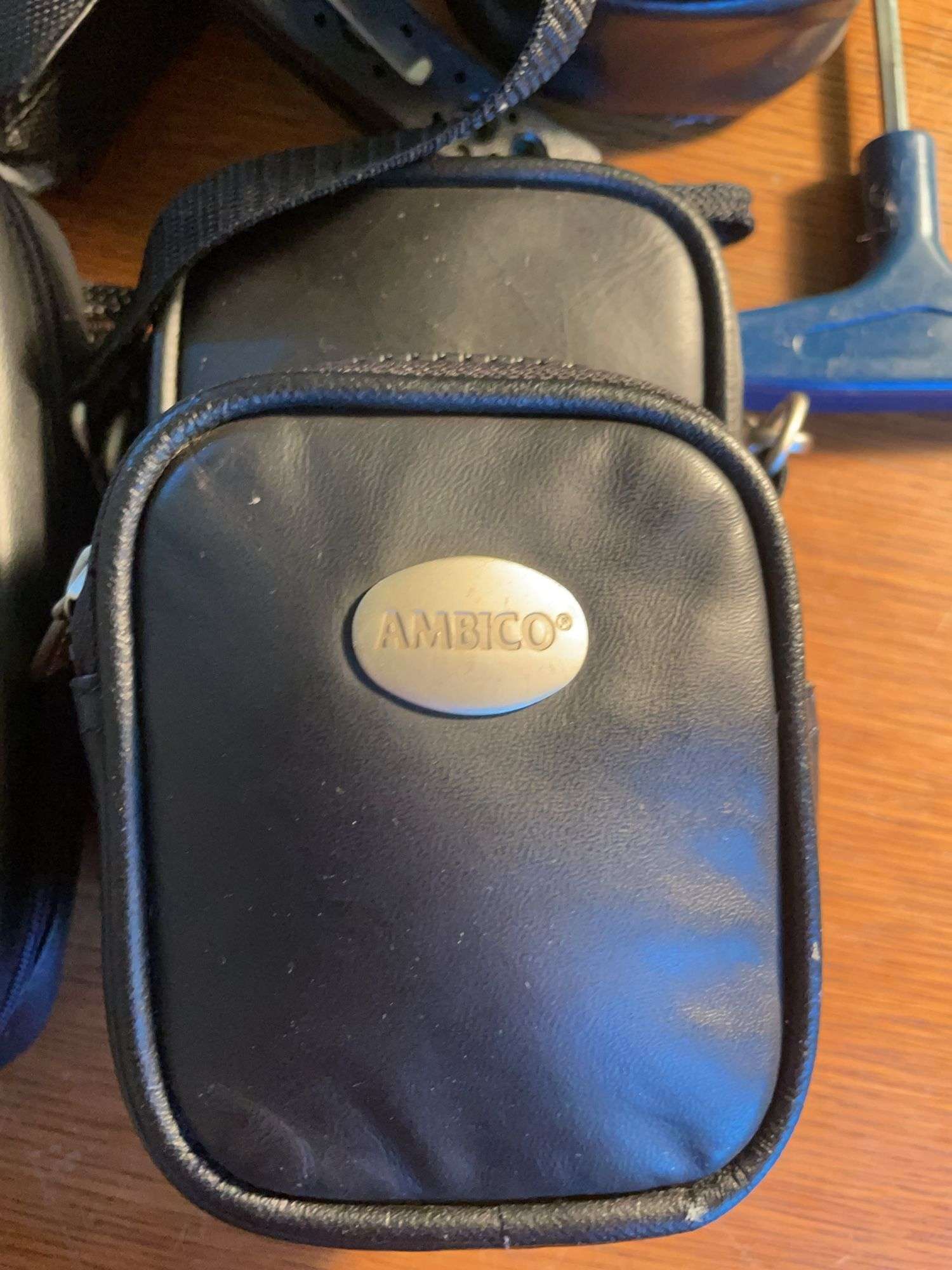 (2) Ambico cameras, blood pressure cuff, and (4) pocket knives