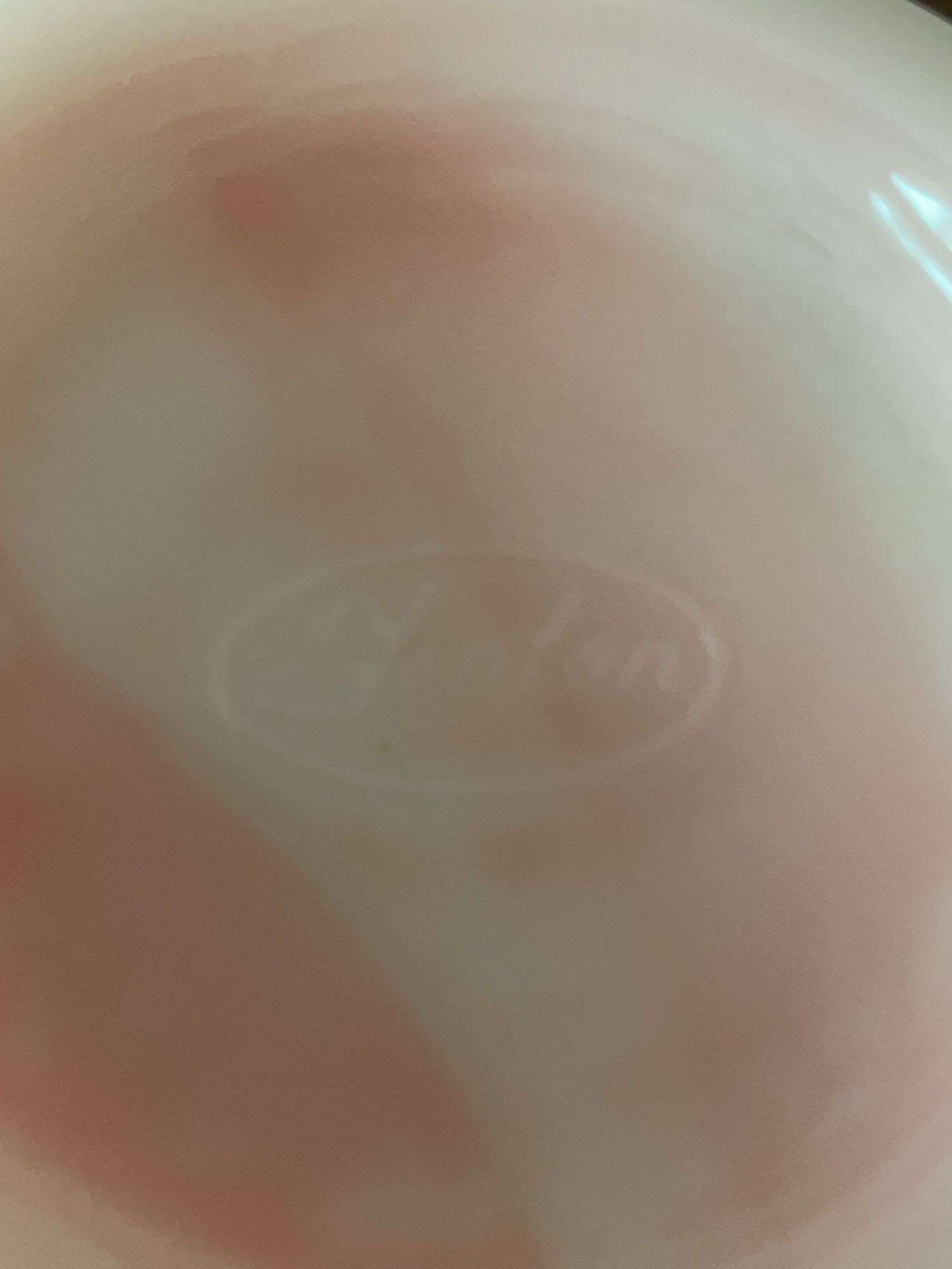 Pink Fenton flower dish