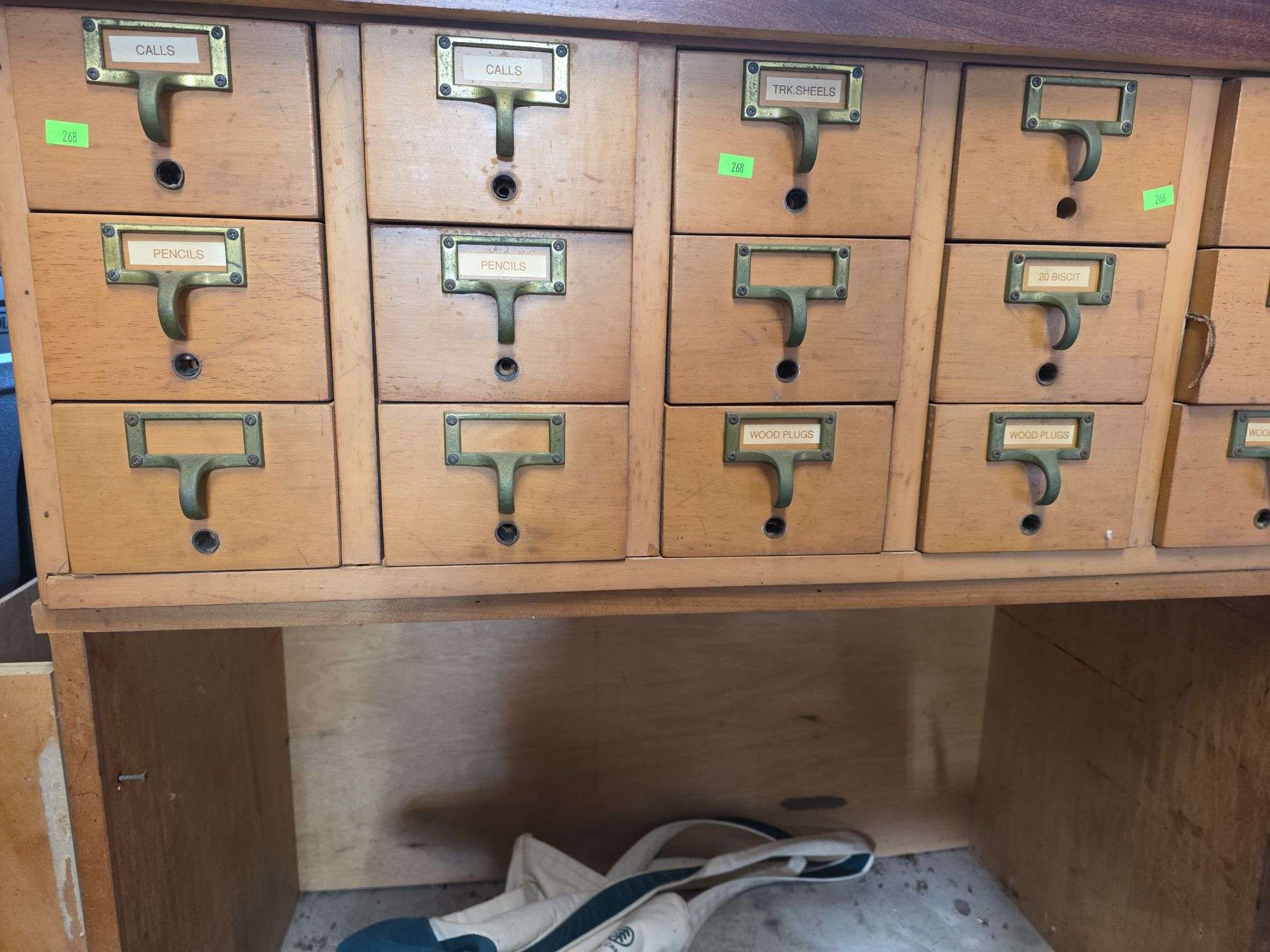 Organizer drawer cabinet and contents ( top not included)