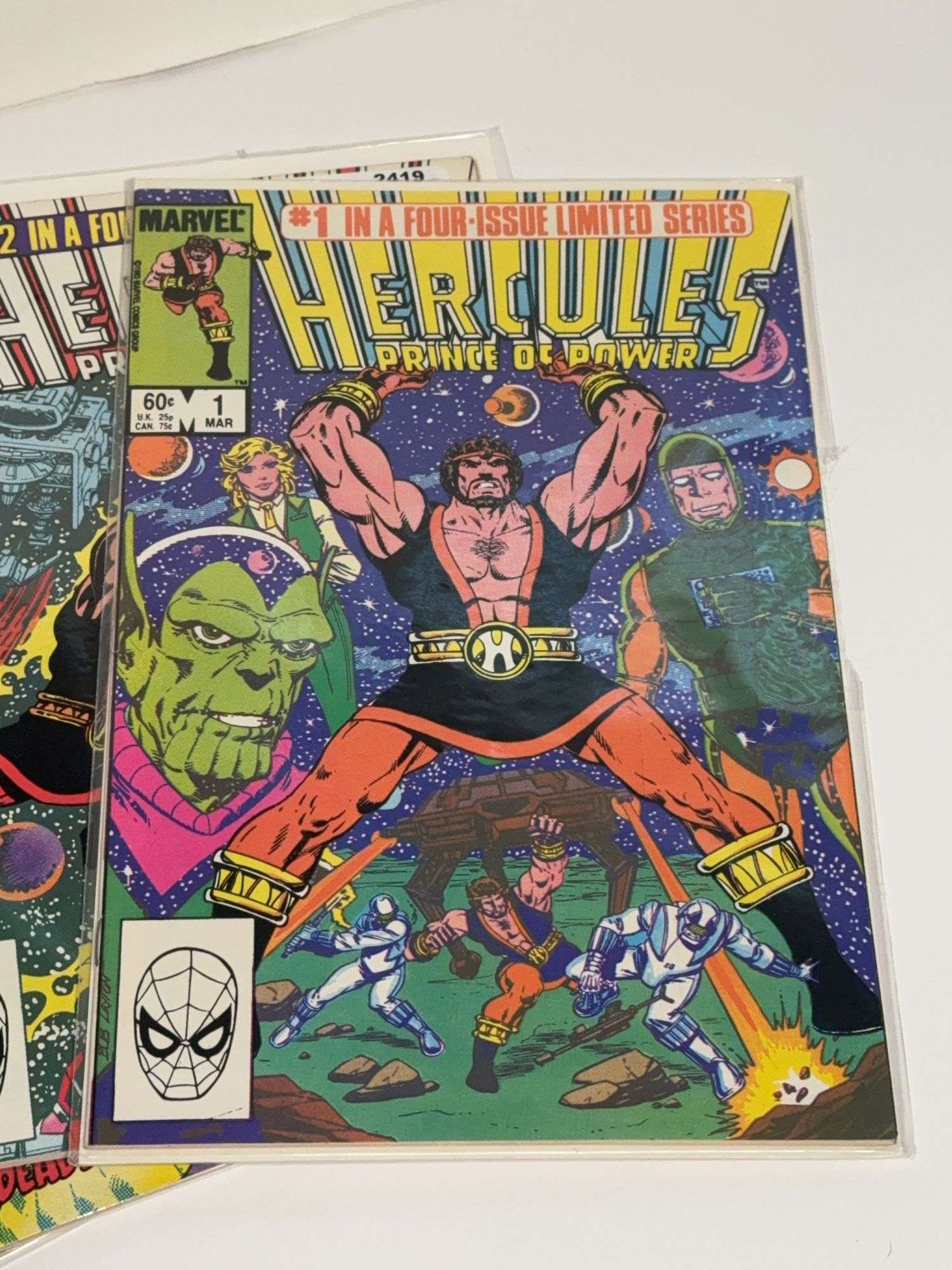 (4) 1984 Marvel Hercules: Prince of Power Comics (#’s 1-4)