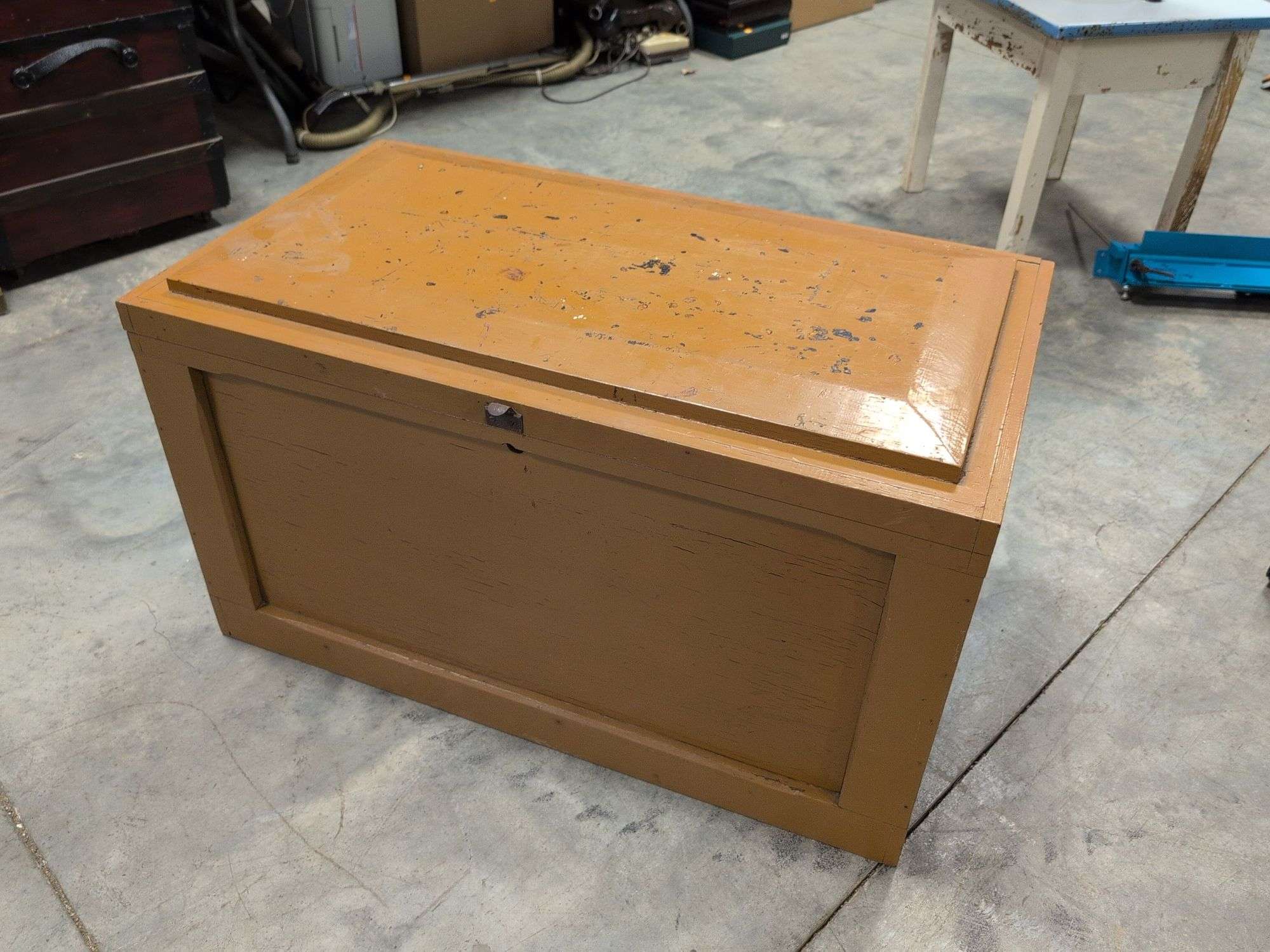 Wooden storage chest