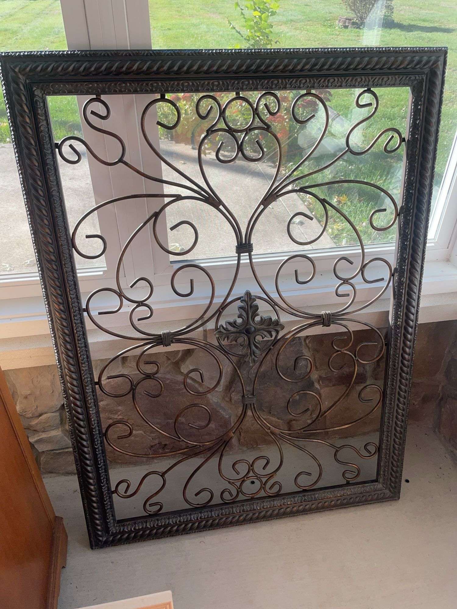 Lot of wall decor including frames mirror, framed landscape photos & landscape pictures