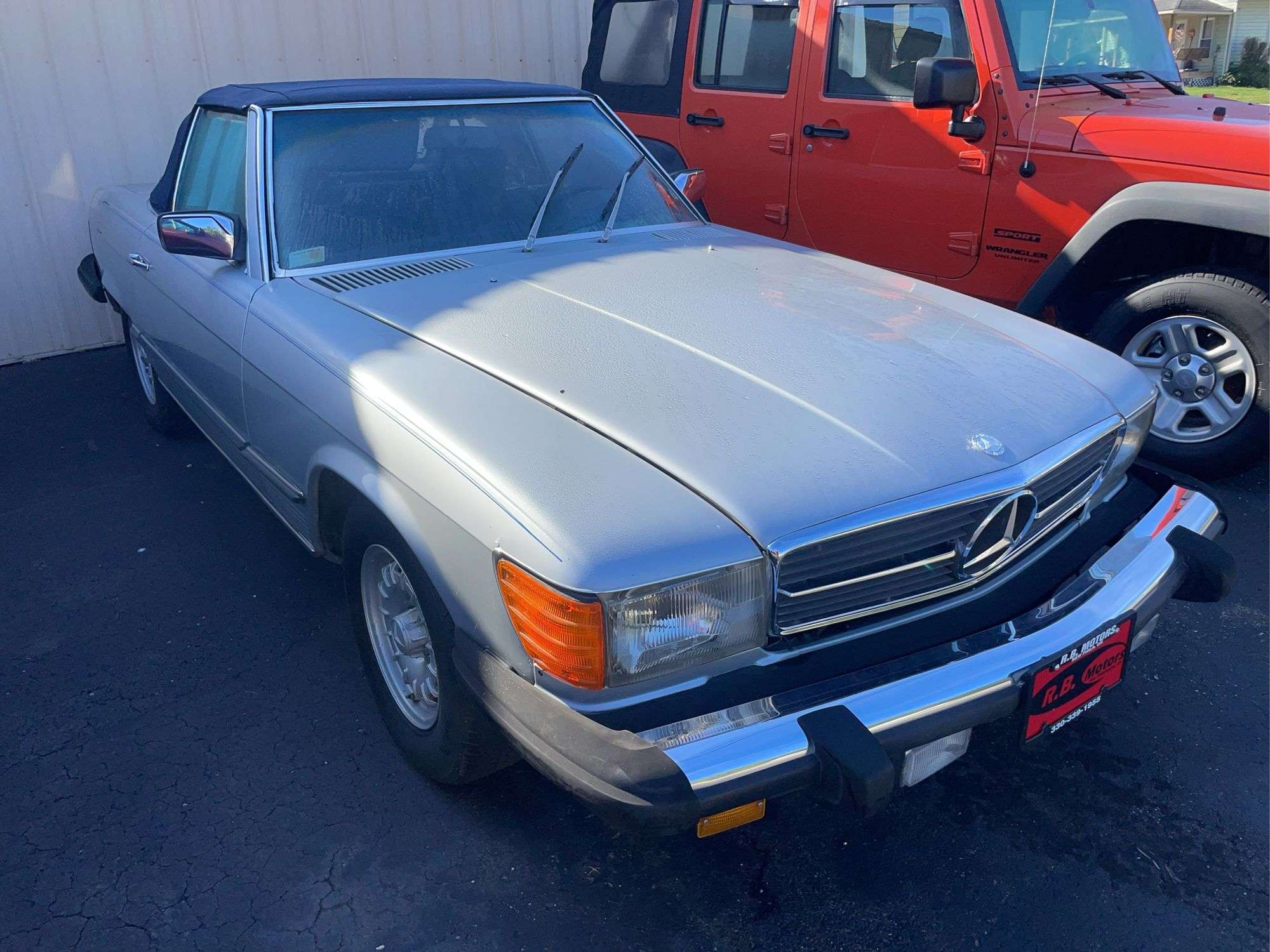 1980 Silver 2D 450SL Mercedes Benz