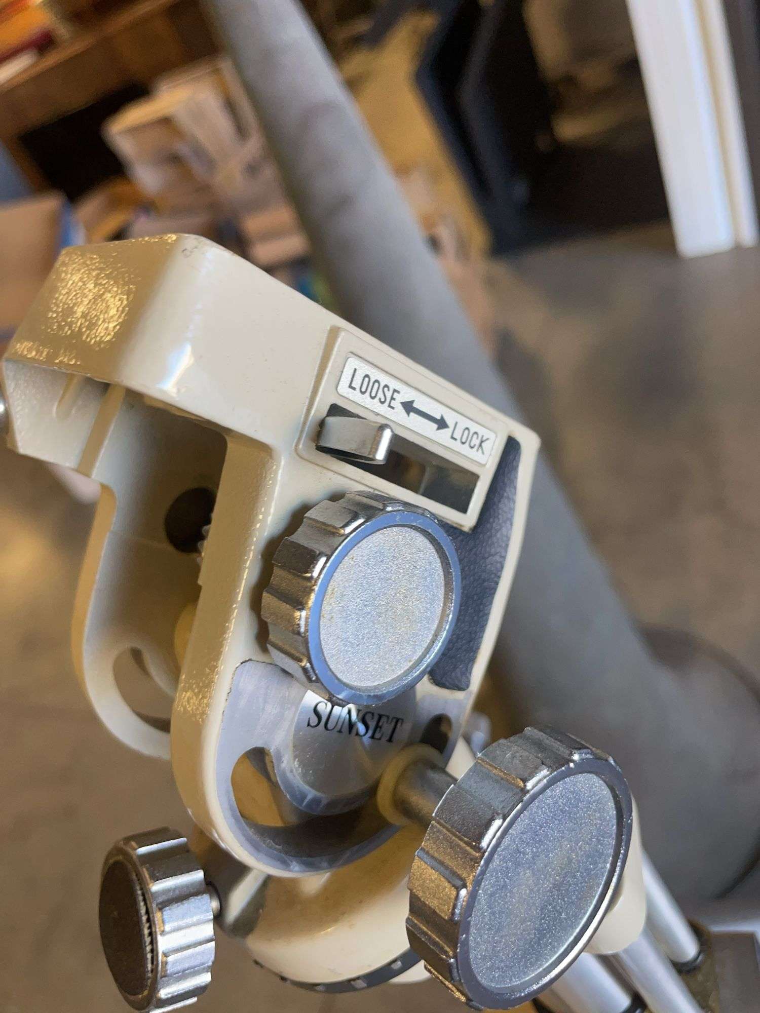 Phonograph horn, tripod, and stand