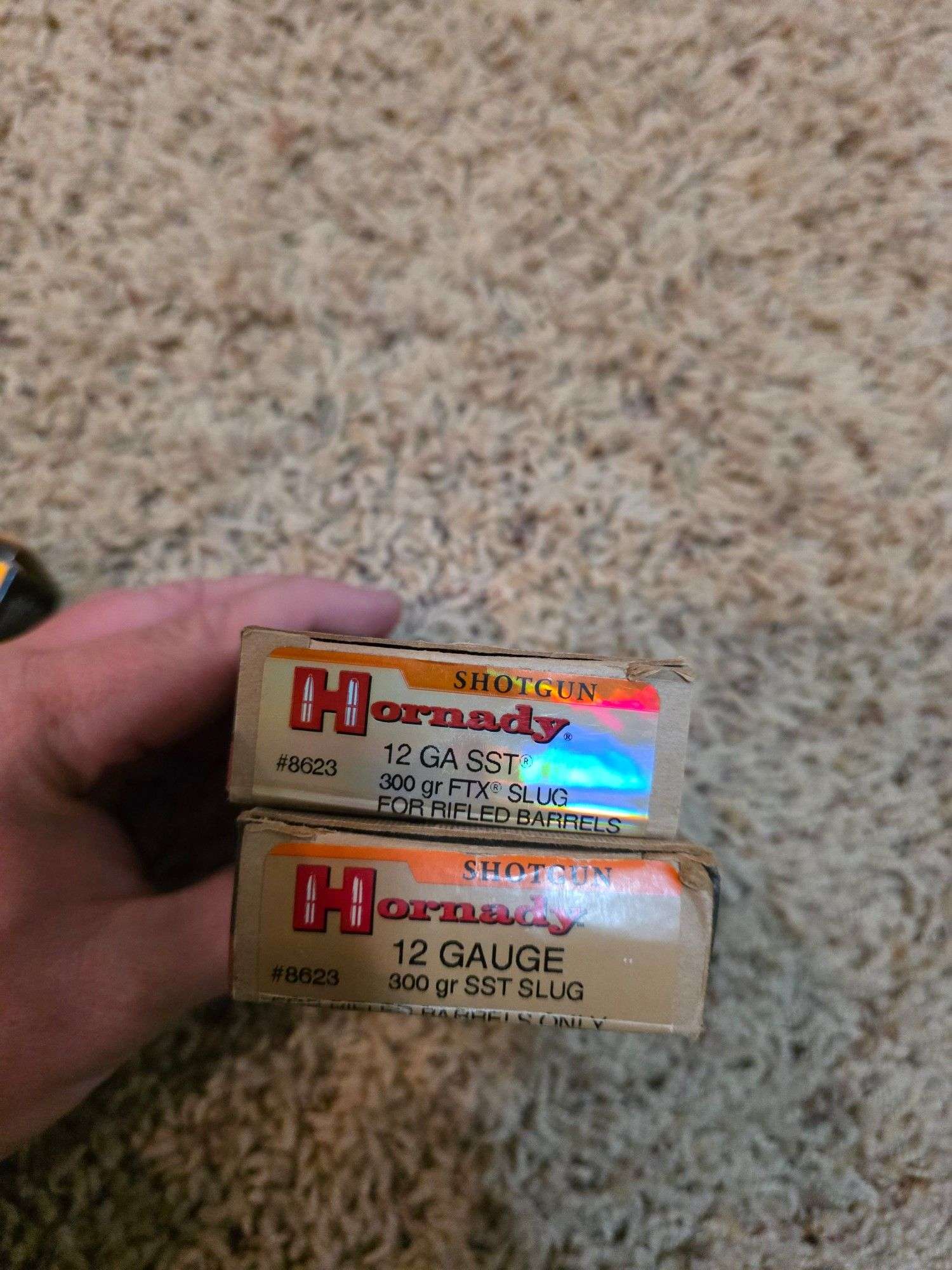 1 full & 2 partial boxes of 12 Gauge Slugs