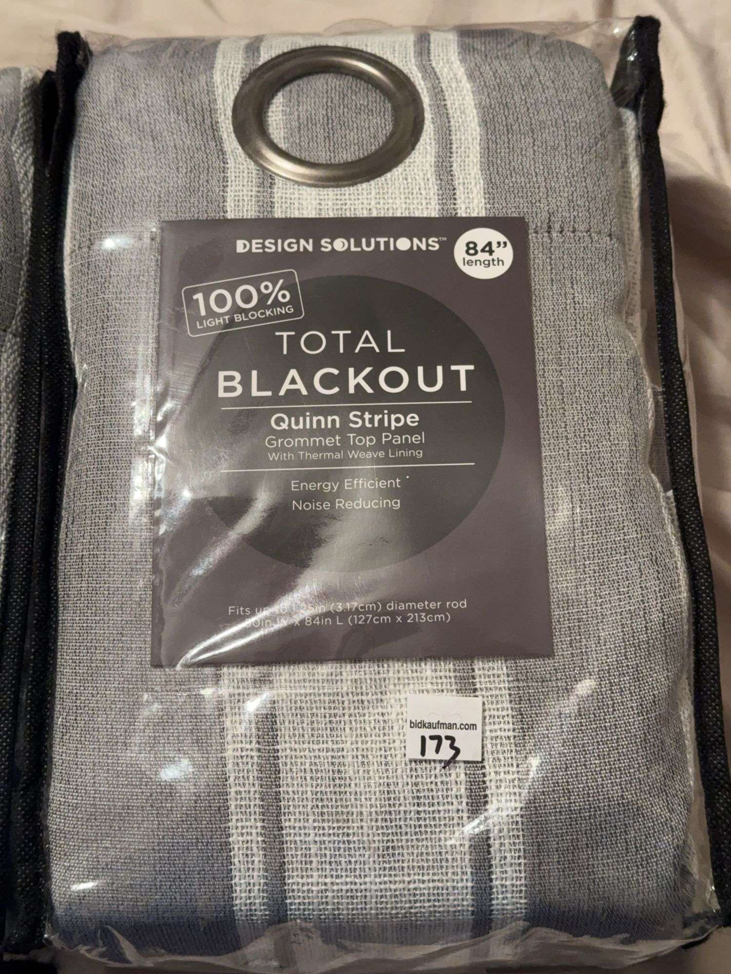 (2) Sets of 84” Blackout Curtains (NIB)