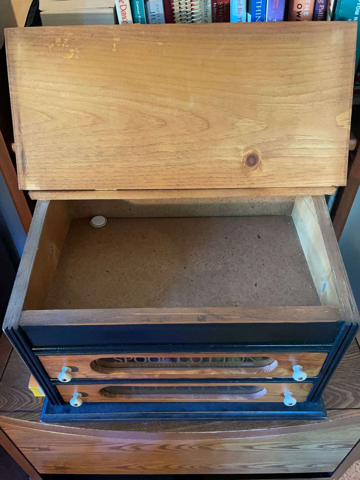 Vintage J&P coats sewing box