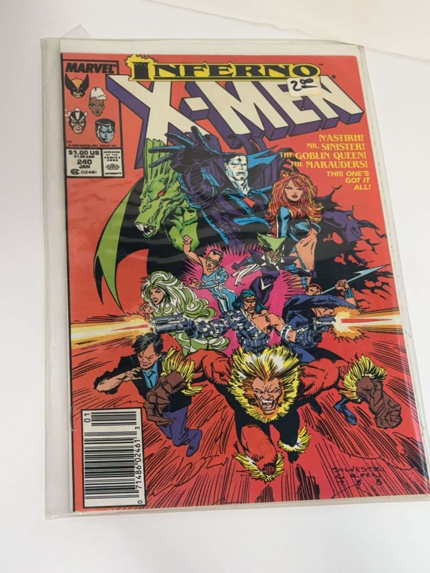 (8) X-Men Comic Books