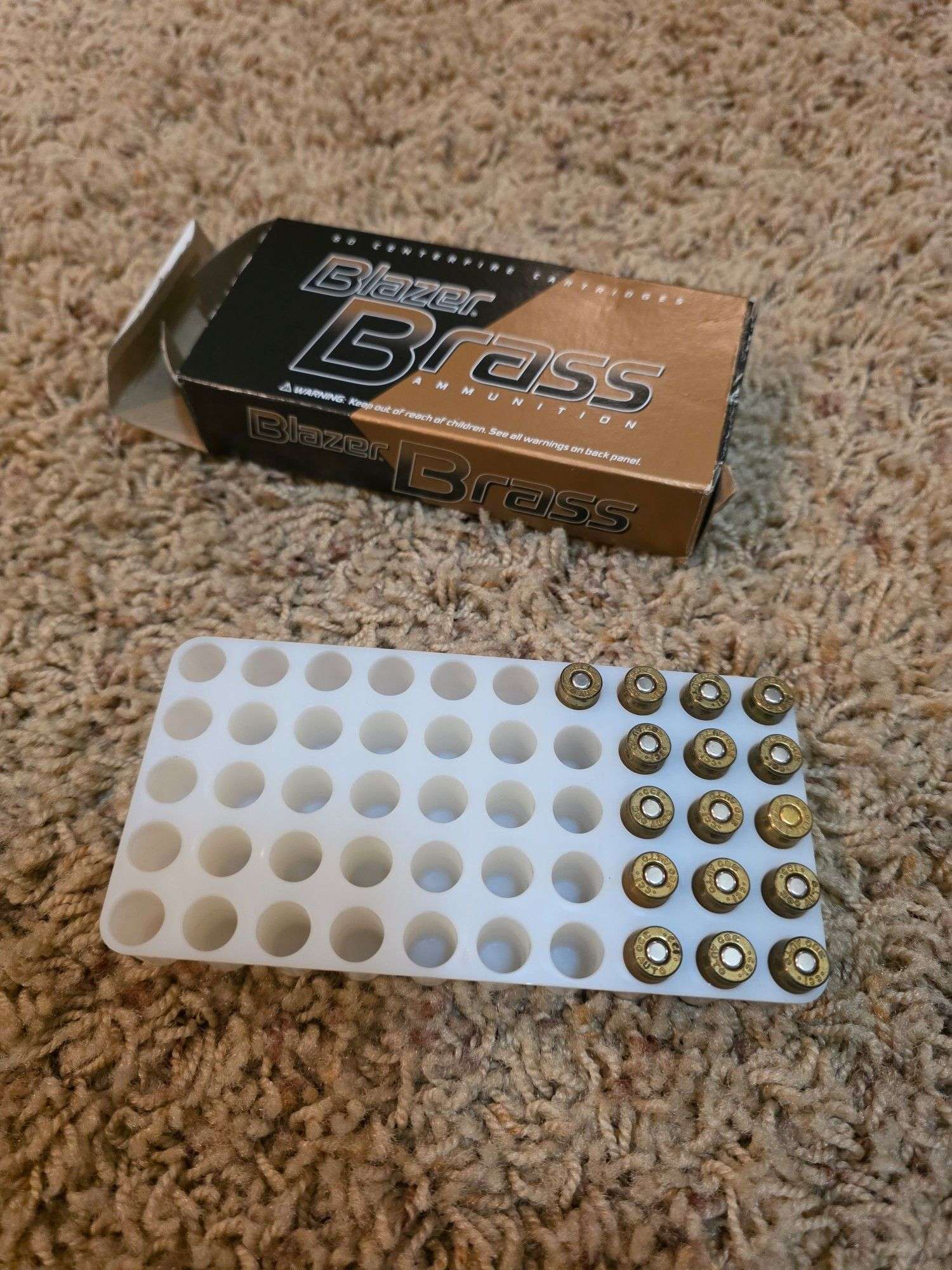 .380 ammo partial box