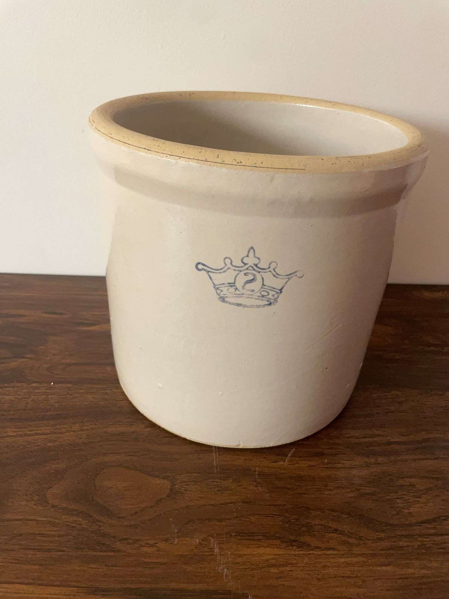 Stoneware crock - marked #2 - 9.5" tall