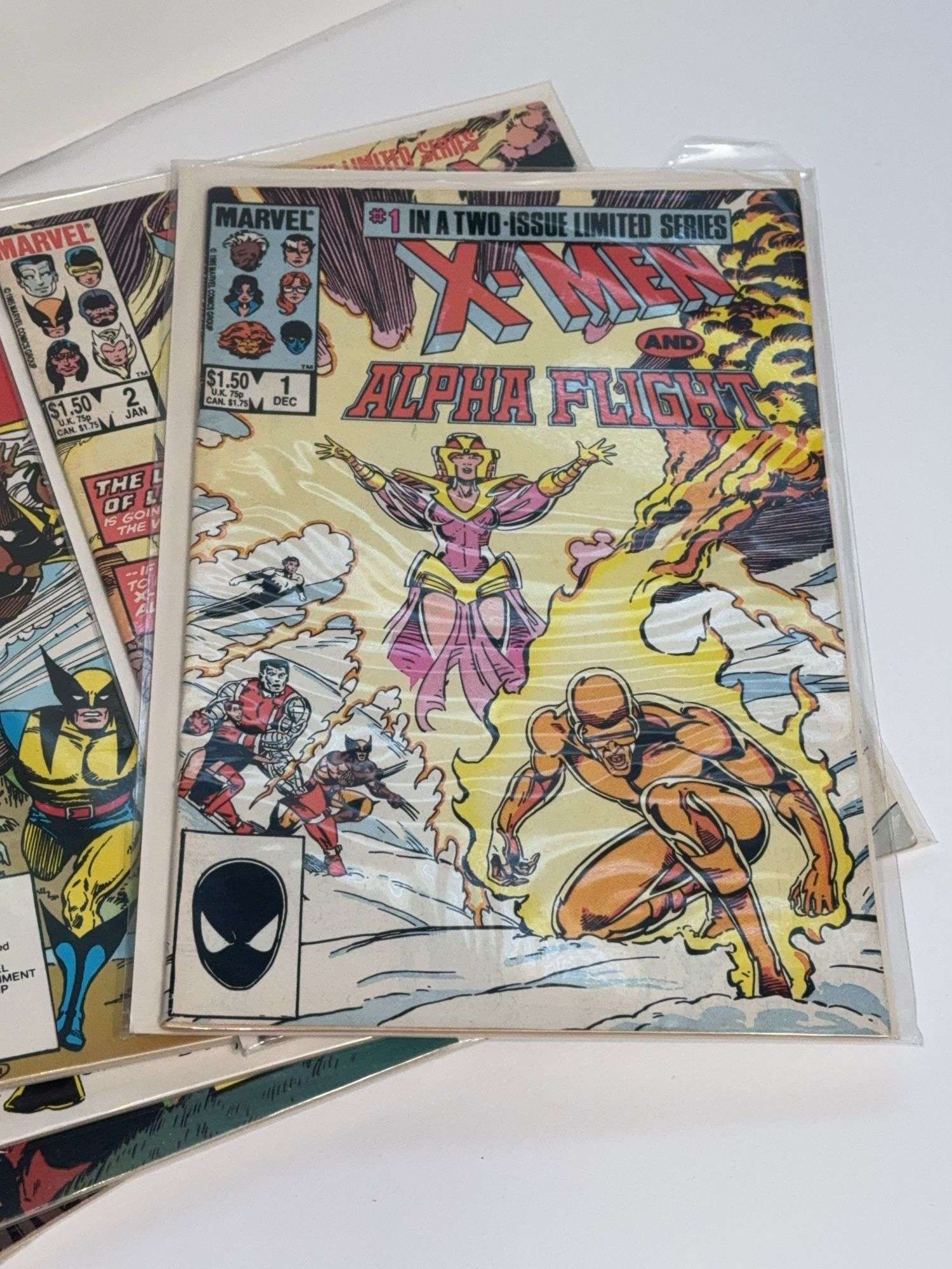 (8) X-Men Comic Books